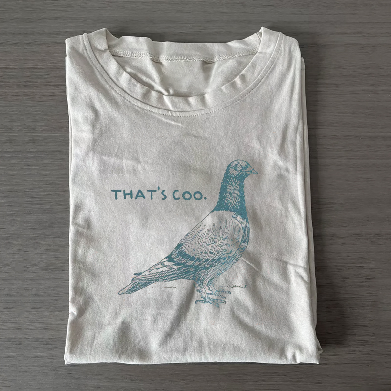 Funny Pigeon T-shirt-NaturexCraft