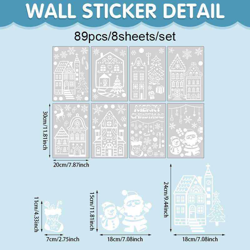 Christmas Village Stickers-HandPrint