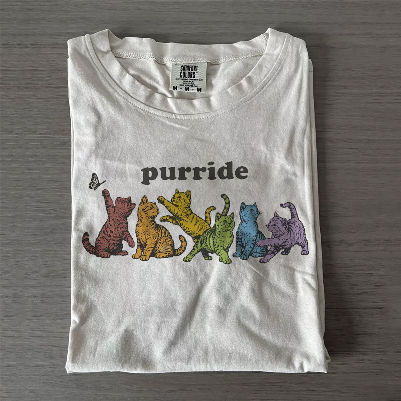 LGBTQ Cat T-shirt-NaturexCraft