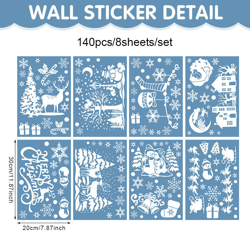 Christmas Village Stickers-HandPrint