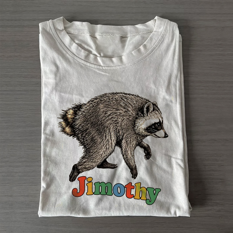 Jimothy Viral Raccoon T-shirt-NaturexCraft