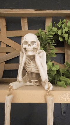 💀Skeleton Decoration Creative Skull Ornament-HandPrint