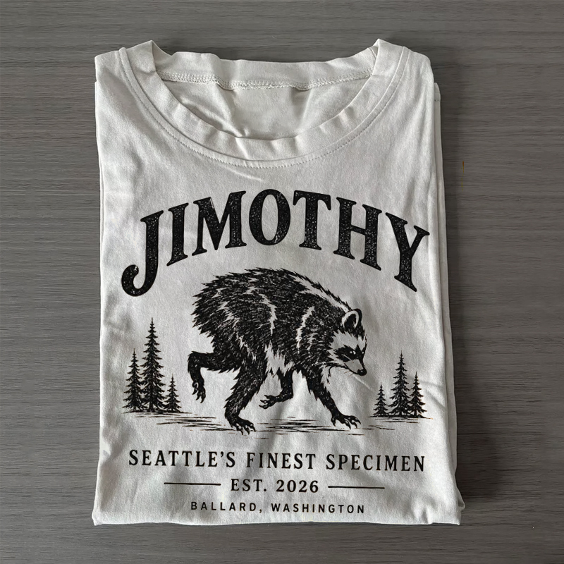 Jimothy Viral Raccoon T-shirt-NaturexCraft
