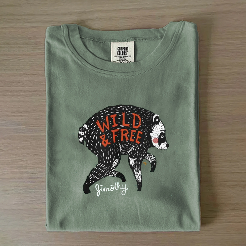 Jimothy Wild and Free T-shirt-NaturexCraft