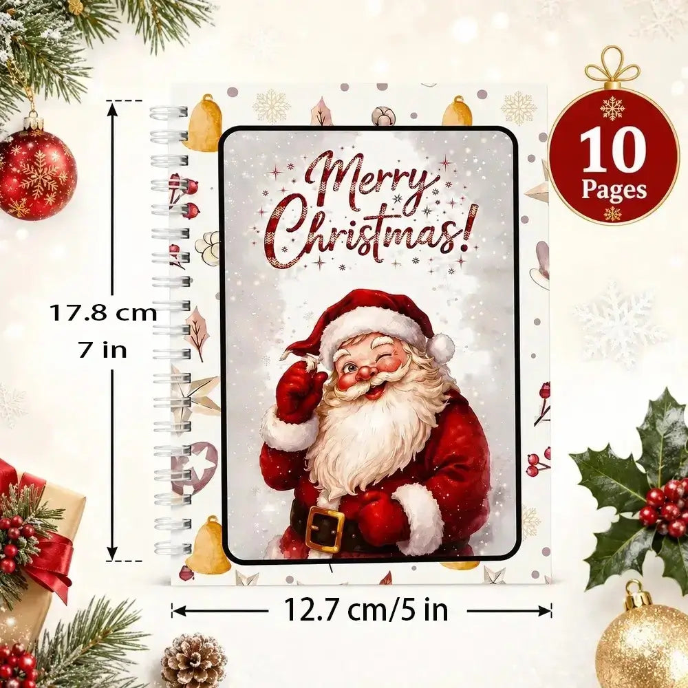 Christmas Gift Card Book – DIY Spiral-Bound Christmas Gift Card Holder Book-HandPrint