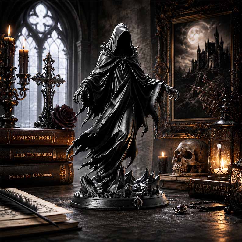🎁Last Day 60% OFF - Grim Reaper Statue-HandPrint