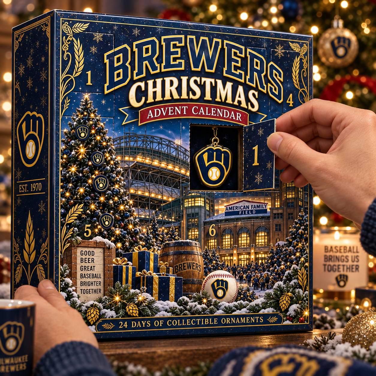 🎄 Brew Crew! Baseball Christmas Advent Calendar
