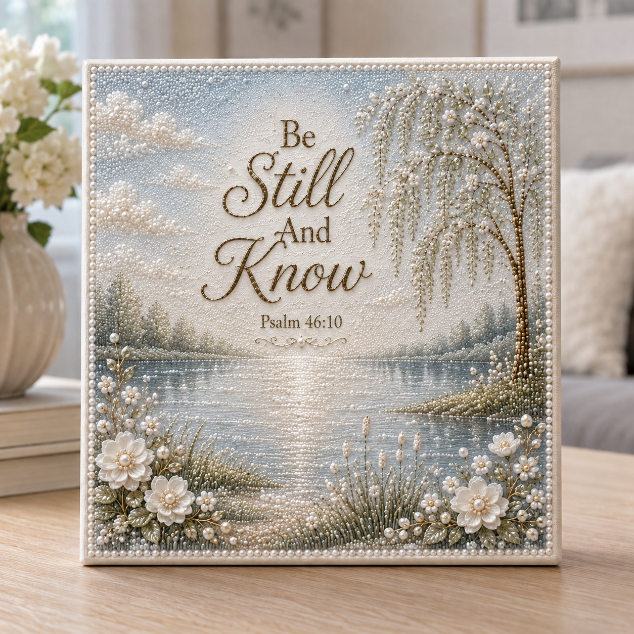 ✝️ Psalms of Comfort & Strength – Pearl Art DIY Kit-HandPrint