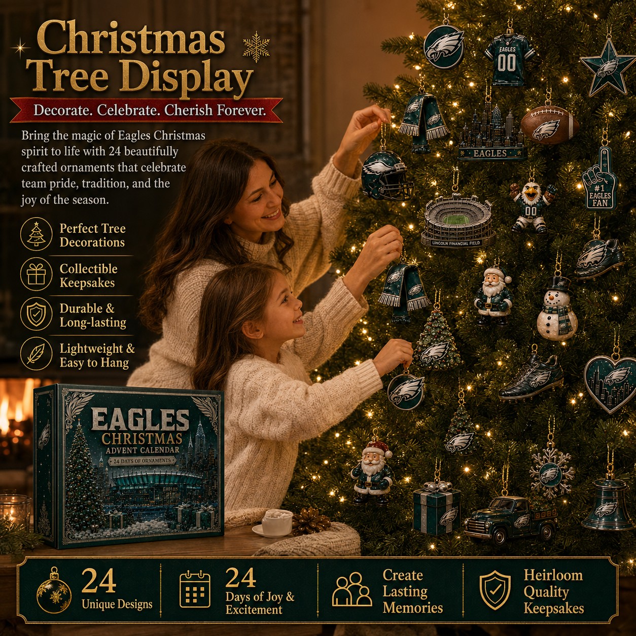 🎄 Eagles Christmas Advent Calendar-HandPrint
