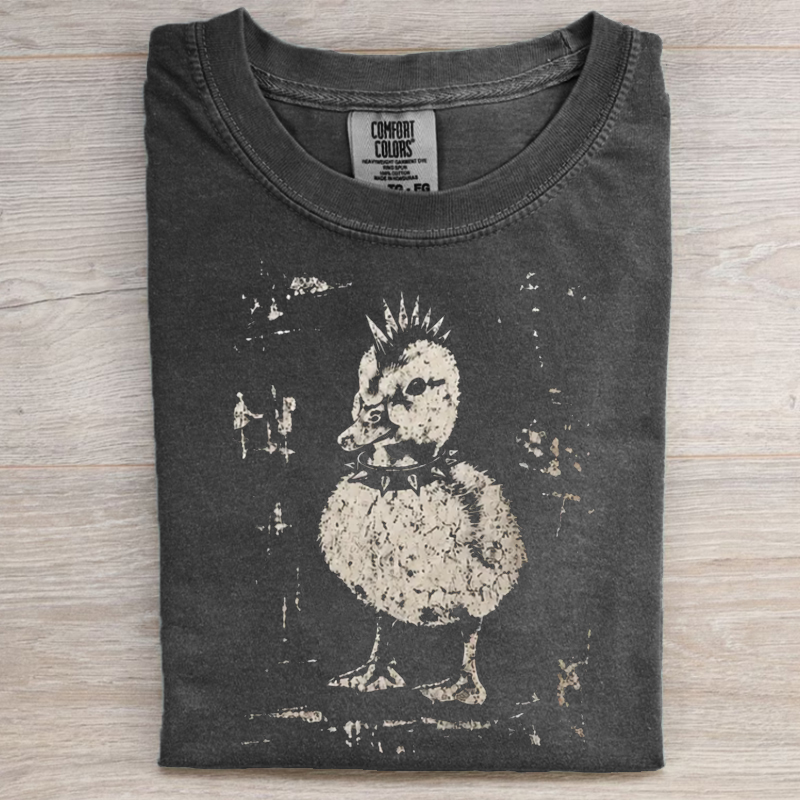 Punk Duck T-shirt-NaturexCraft