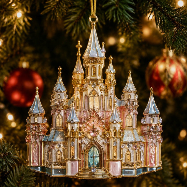 🎄 Enchanted Christmas Tree Ornaments-HandPrint