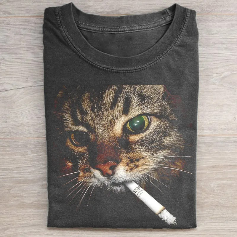 Funny Cat Meme T-shirt-NaturexCraft