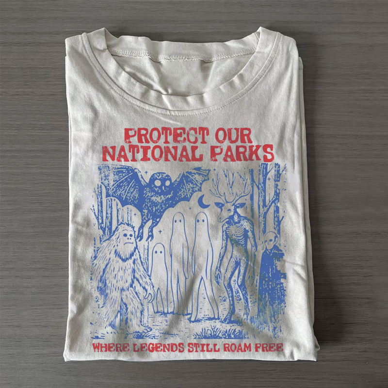 Cryptid National Parks T-shirt-NaturexCraft