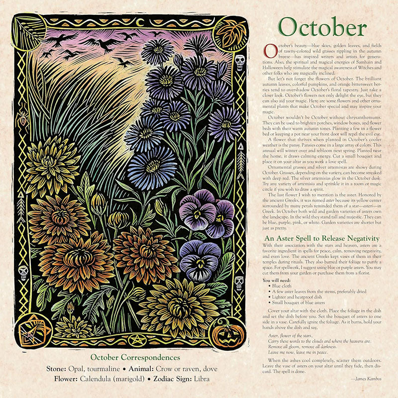 🕯️Llewellyn's 2027 Witches' Calendar – Premium Wall Calendar & Witchy Gift-HandPrint