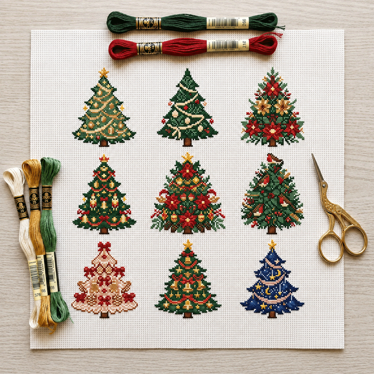 Nativity Cross Stitch Kit-HandPrint