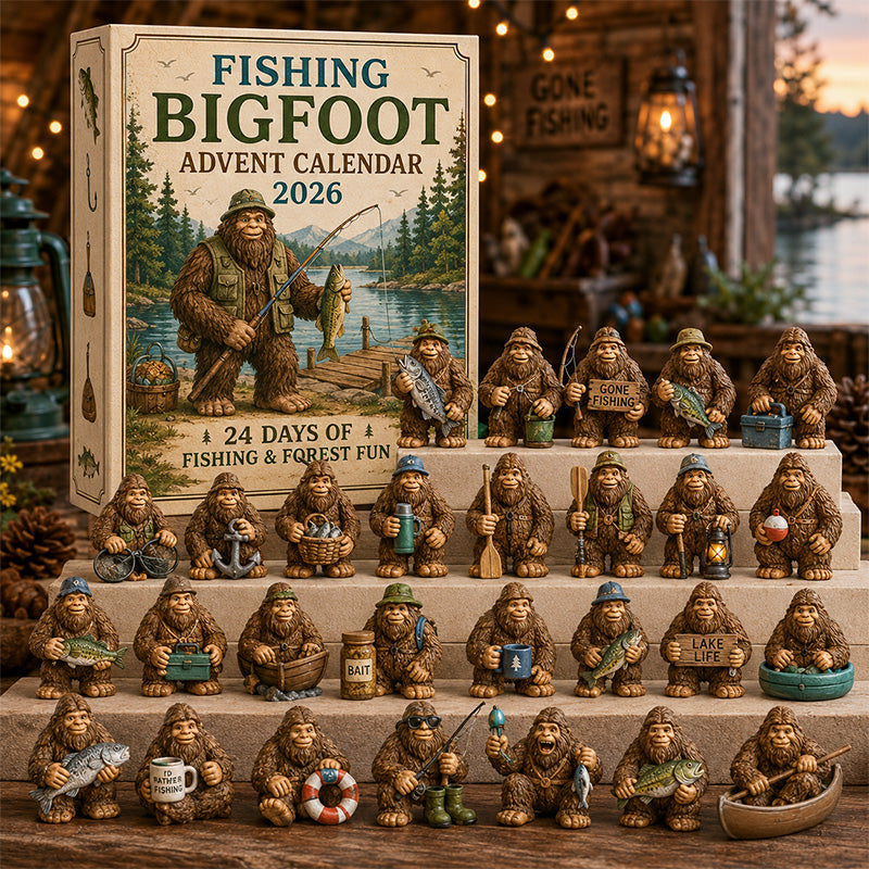 👣🎄 Bigfoot Advent Calendar 2026 – 24 Days of Wild Adventures 🎁🌲-HandPrint