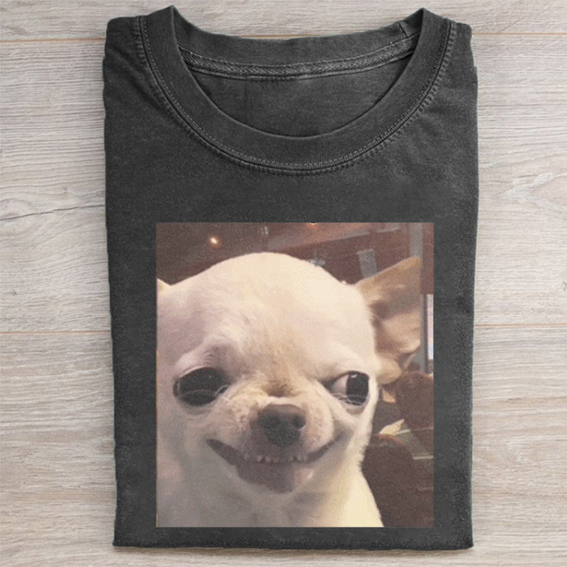 Funny Chihuahua Meme T-shirt-NaturexCraft