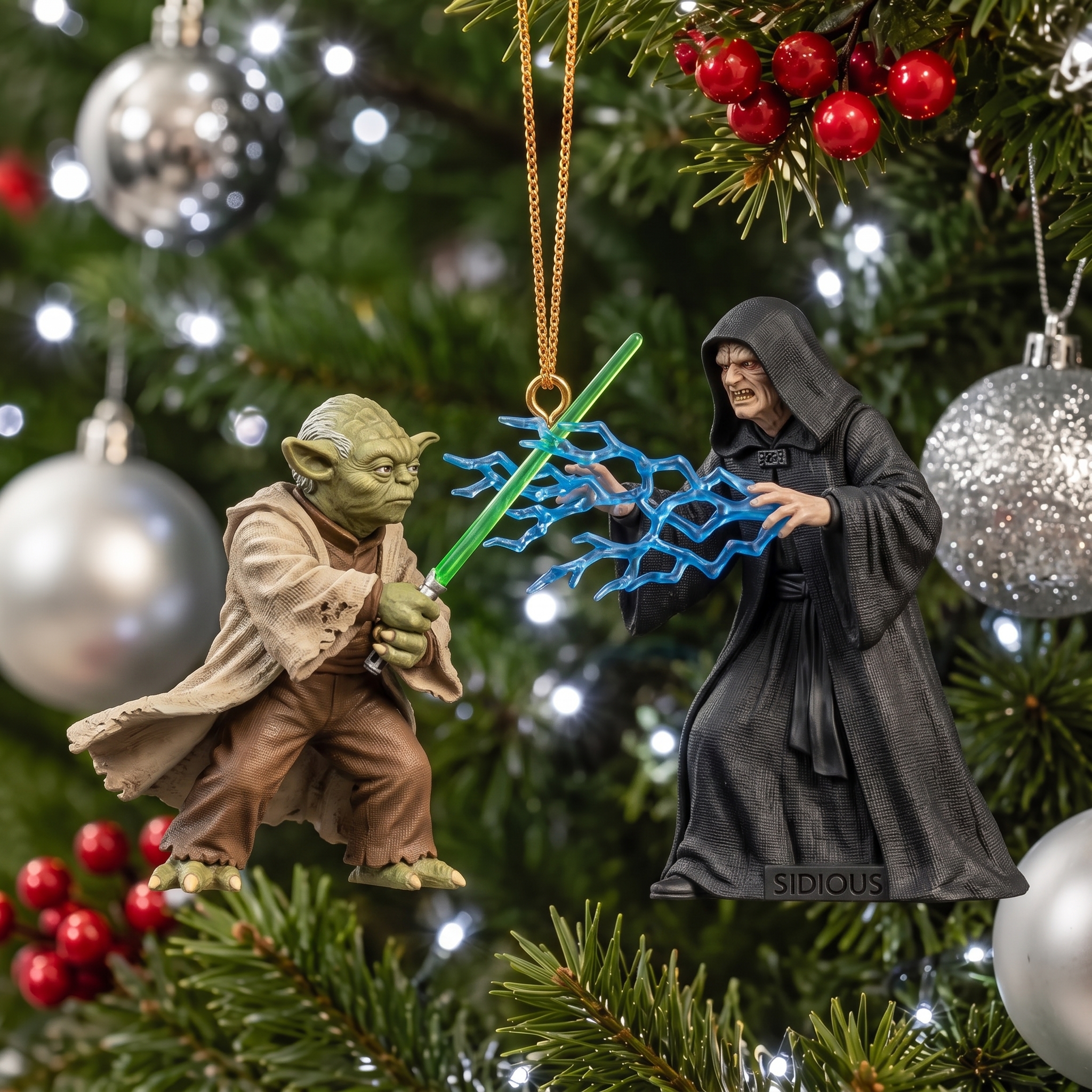 SW 50th Anniversary Showdown Christmas Ornament-HandPrint