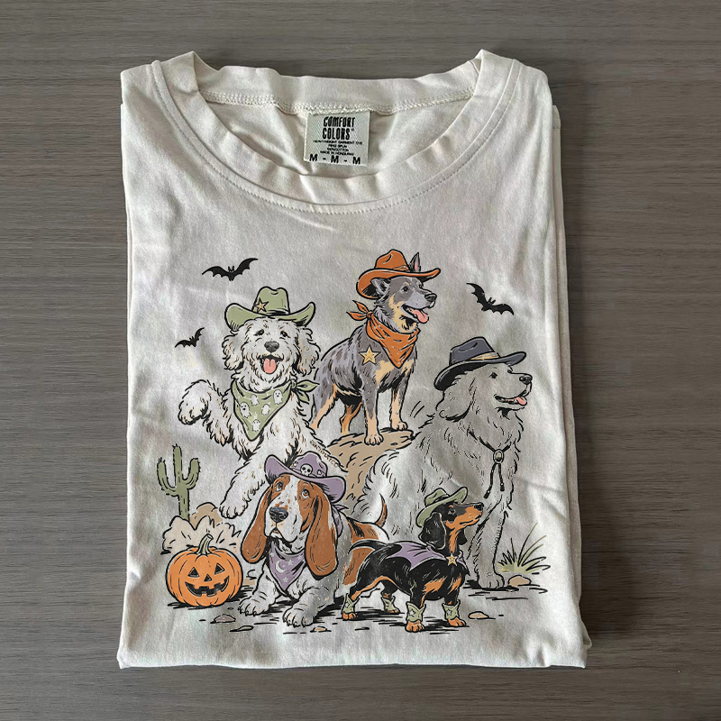 Halloween Dogs T-shirt-NaturexCraft