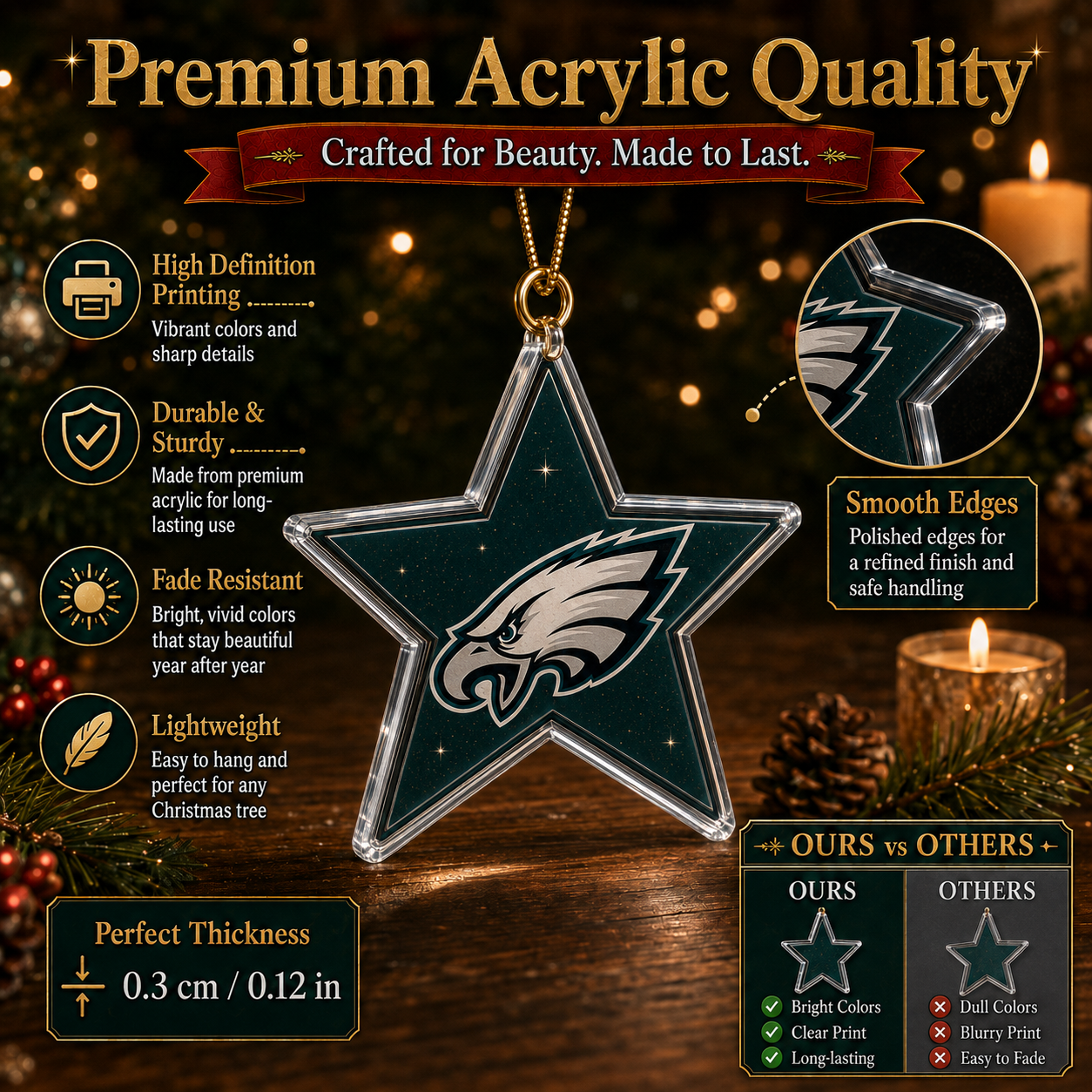 🎄 Eagles Christmas Advent Calendar-HandPrint