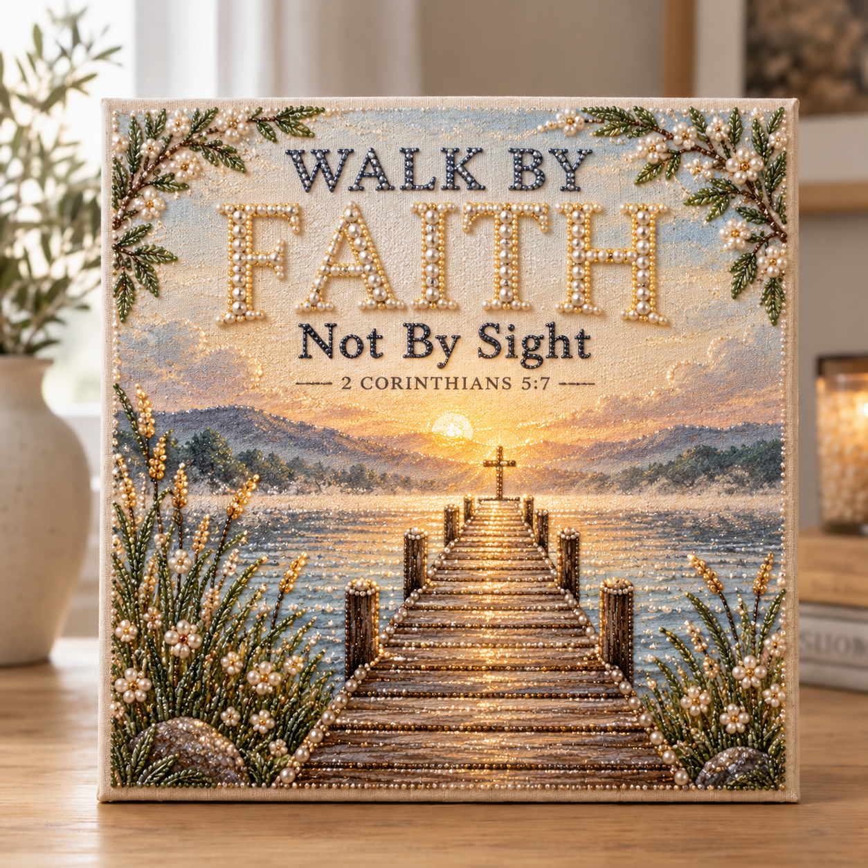 🙏 Faith & Scripture Pearl Art Kit Collection-HandPrint
