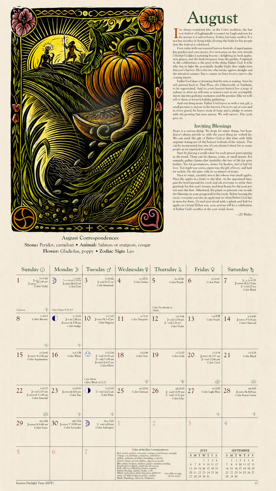 🕯️Llewellyn's 2027 Witches' Calendar – Premium Wall Calendar & Witchy Gift-HandPrint