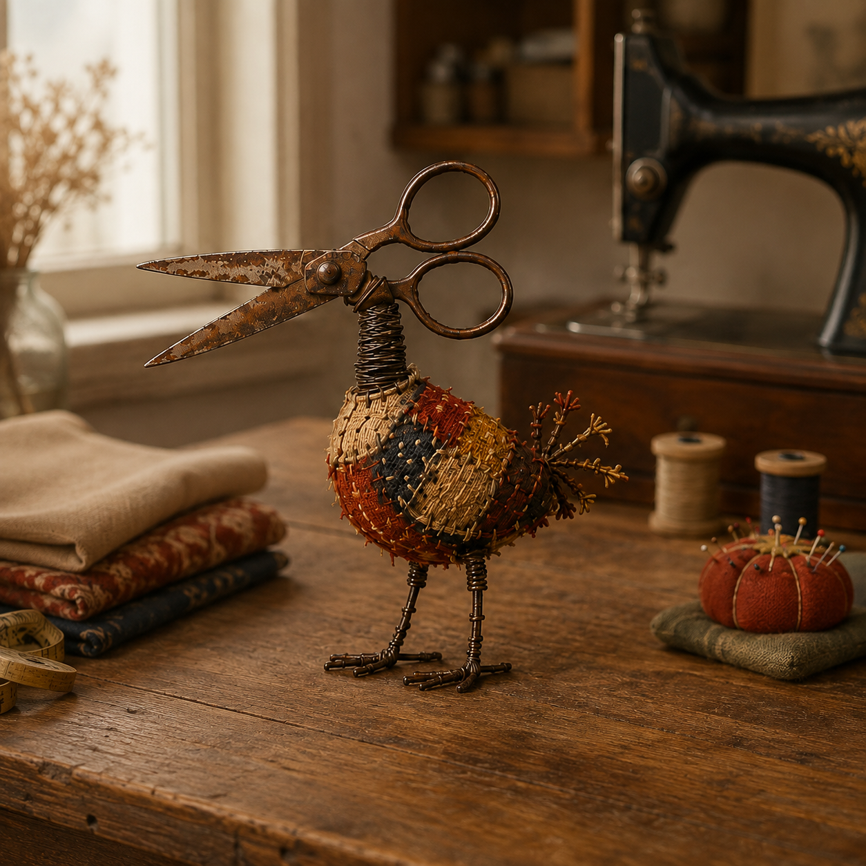 Vintage Tool Animal Folk Art Sculpture Collection-HandPrint