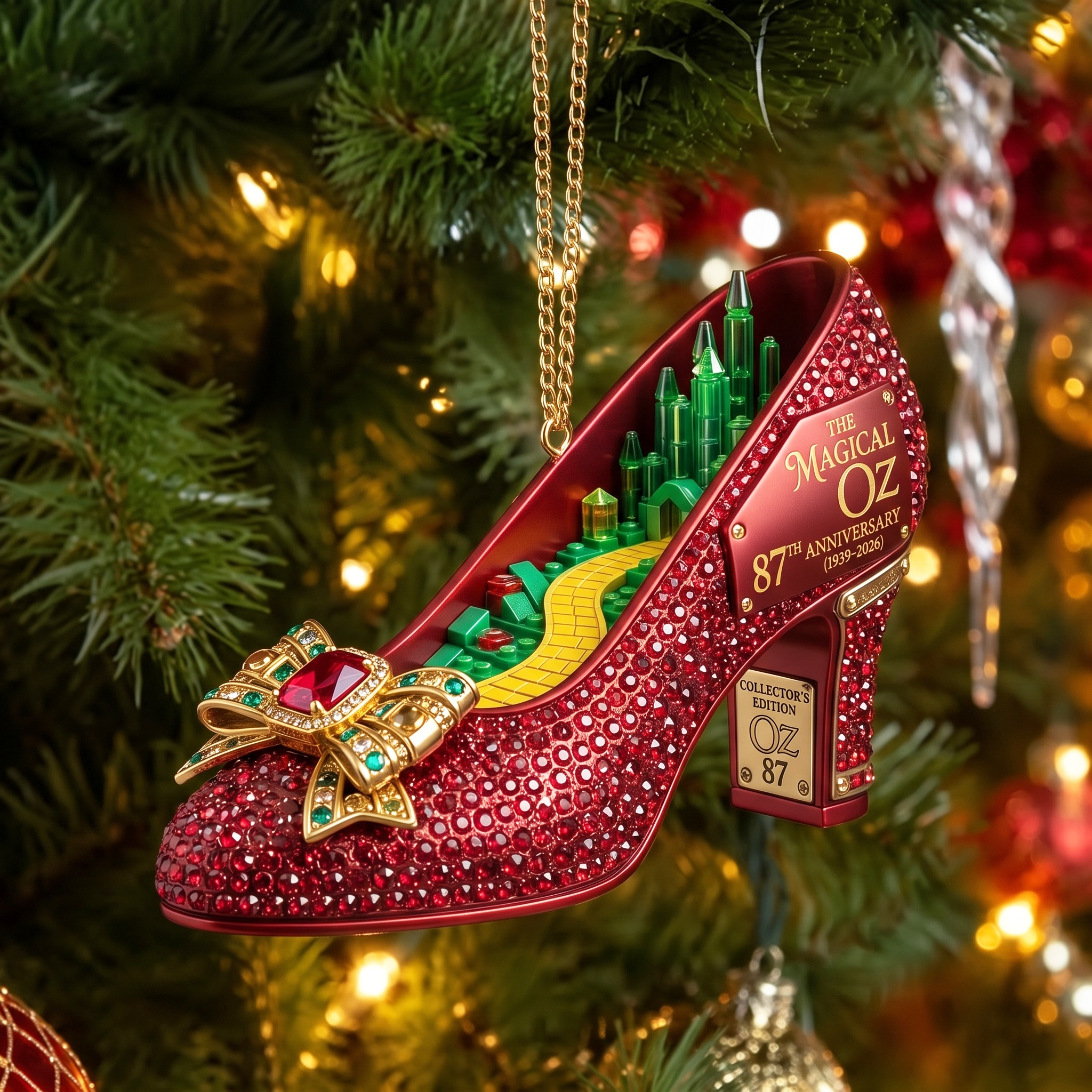 The Magical Oz 87th Anniversary Commemorative Ornament-HandPrint