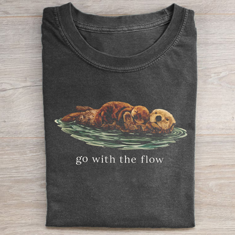 Sea Otter T-shirt-NaturexCraft