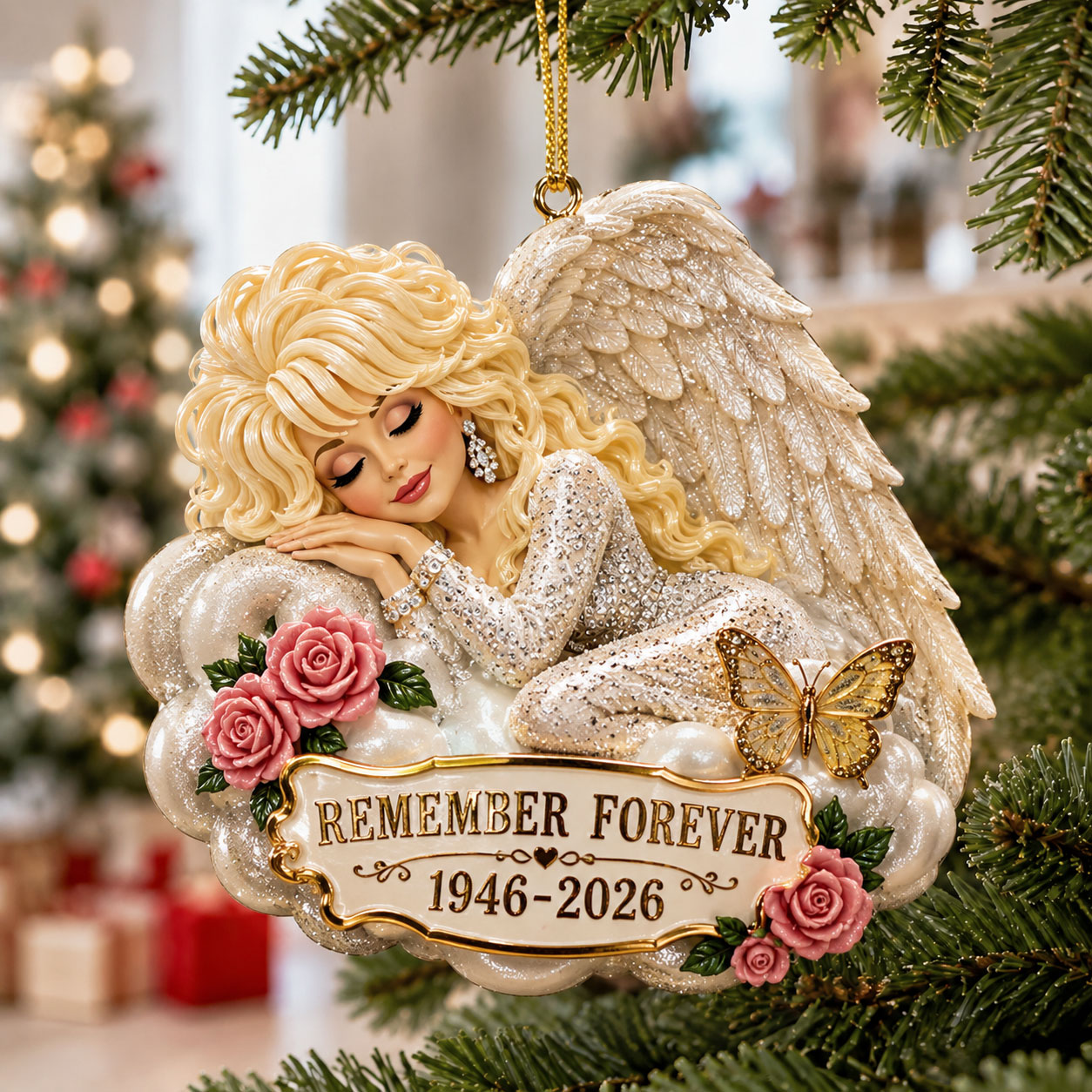 DP I Will Always Love You Remember Ornament-HandPrint