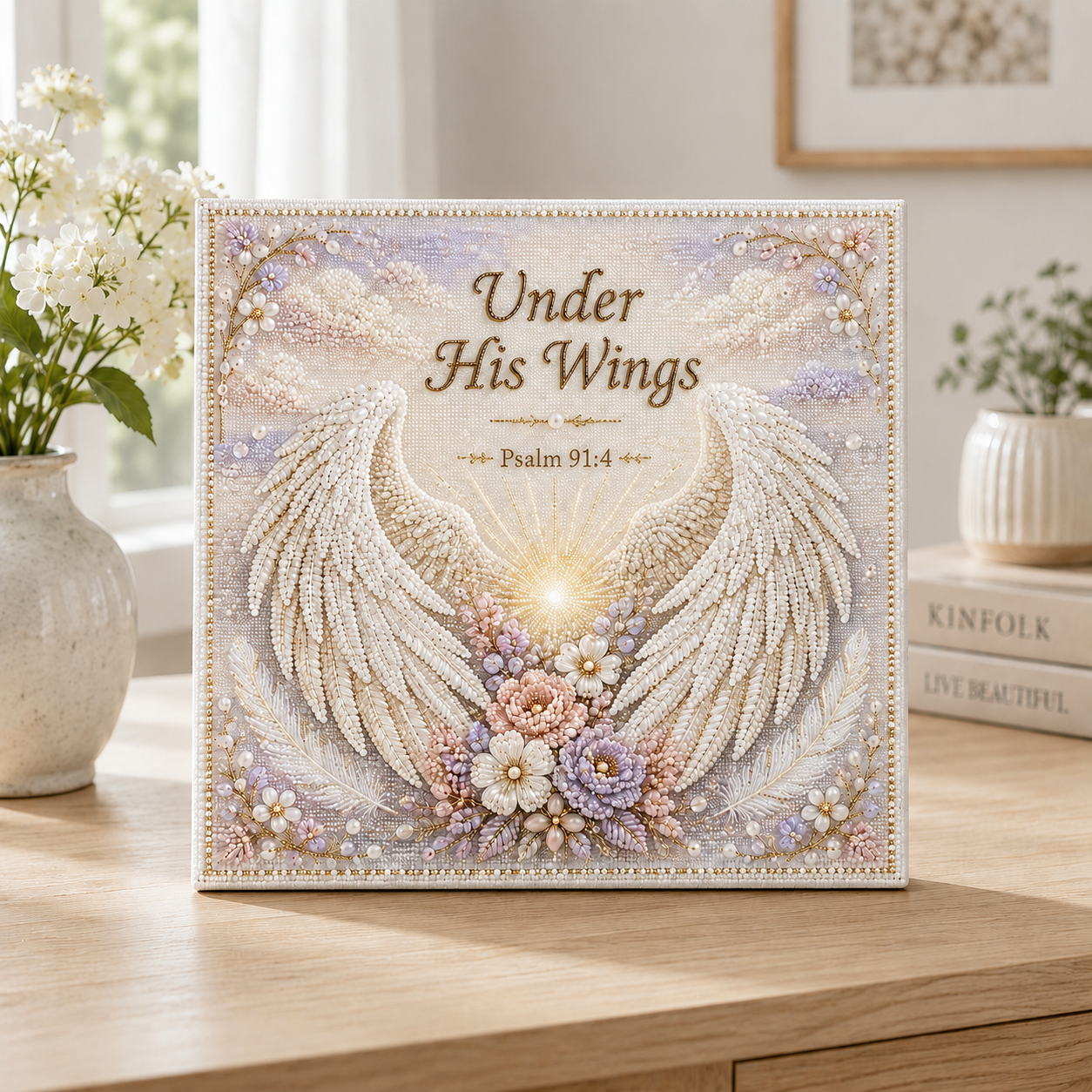 ✝️ Psalms of Comfort & Strength – Pearl Art DIY Kit-HandPrint