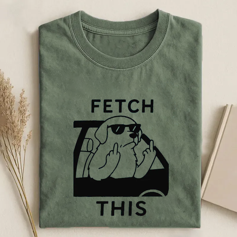 Fetch This Funny Dog T-shirt-NaturexCraft