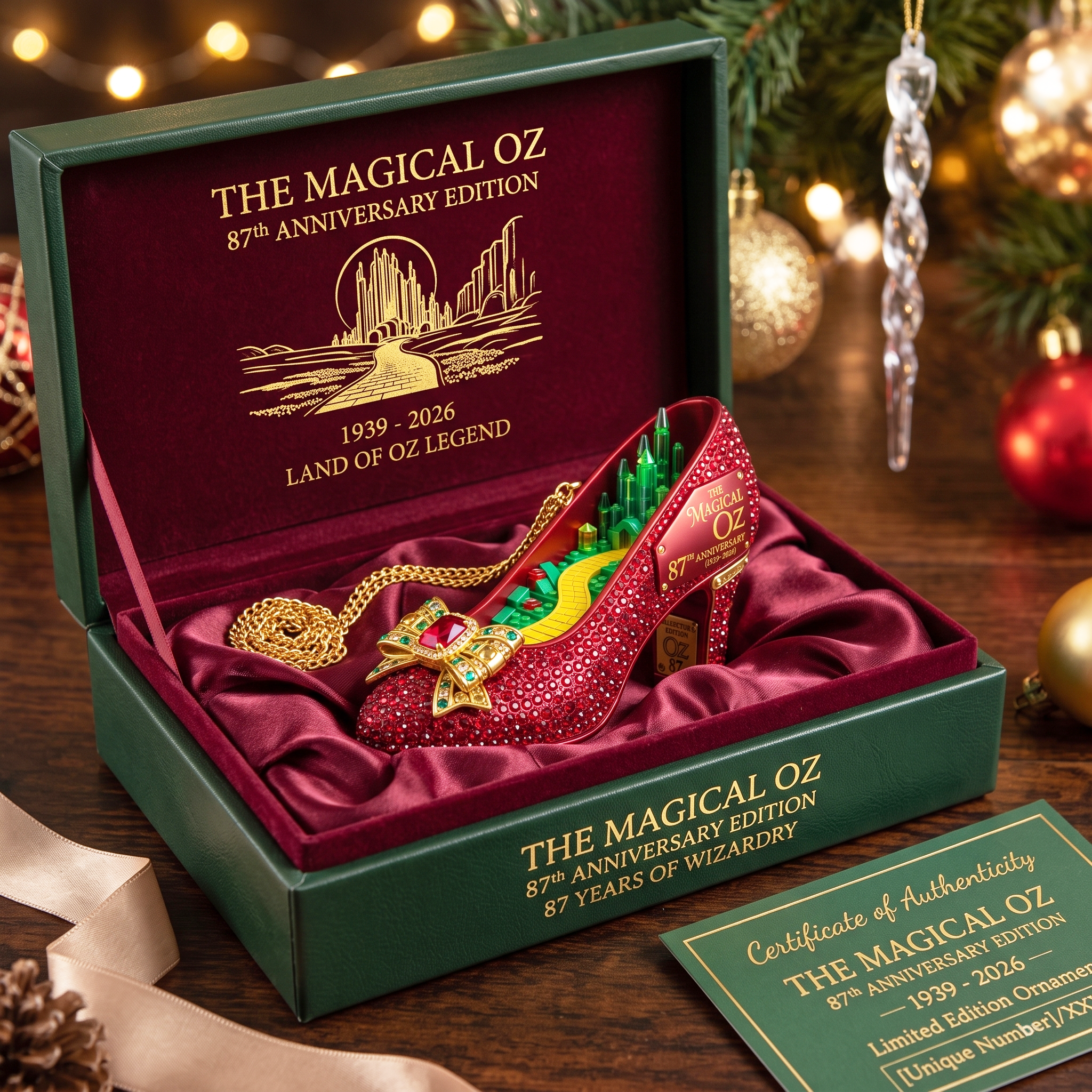 The Magical Oz 87th Anniversary Commemorative Ornament-HandPrint