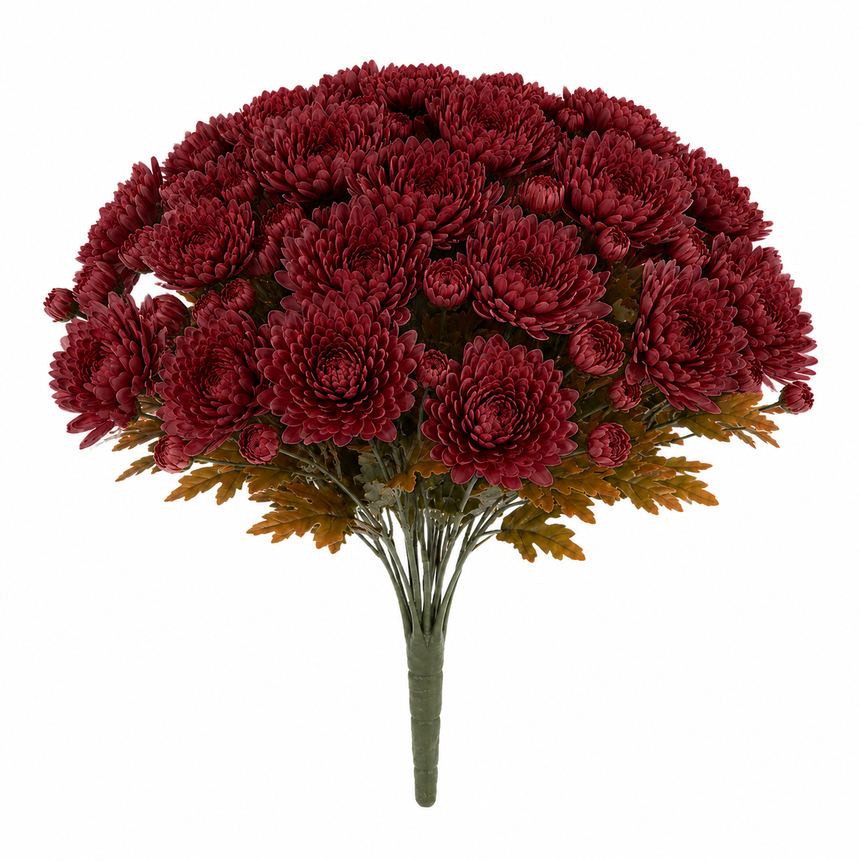 Autumn Bloom Faux Chrysanthemum Bush-HandPrint