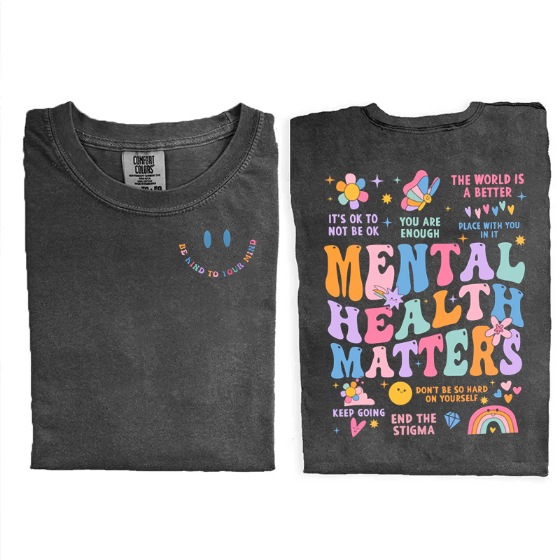 Mental Health Matters T-shirt-NaturexCraft