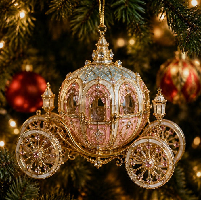 🎄 Enchanted Christmas Tree Ornaments-HandPrint