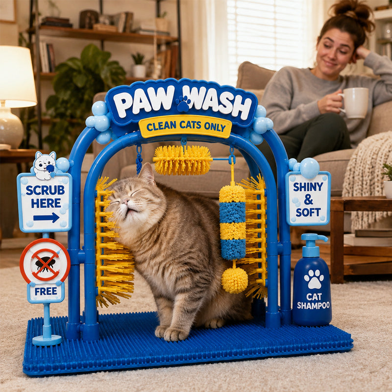 Cat Combing Station-HandPrint