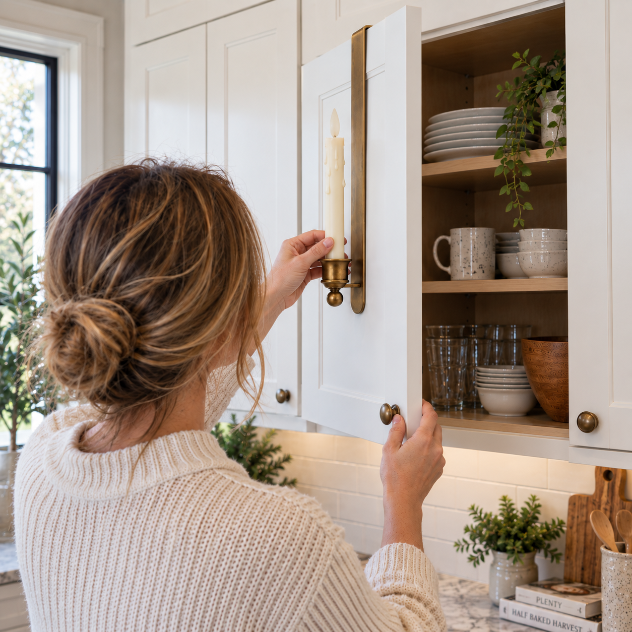 Clip-On Cabinet Candle