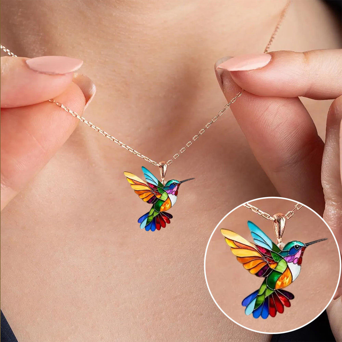 🌲Early Christmas Sale - Beautiful Hummingbird Necklace