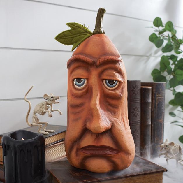 Expressive Pumpkin Garden Decoration Indoor Decorations-HandPrint