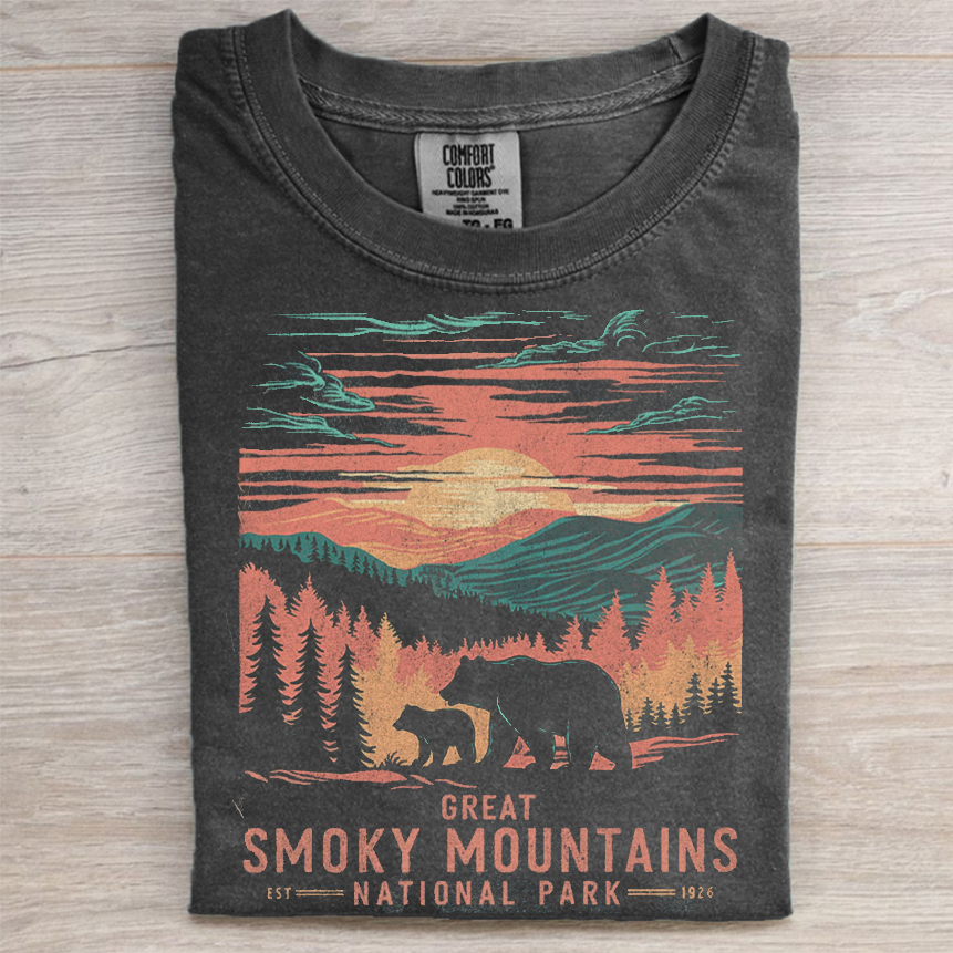 Smoky Mountains National Park T-shirt-NaturexCraft