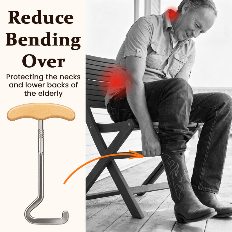 👞 Horse-Shaped Shoe Horn Hook for Easy Wear-HandPrint