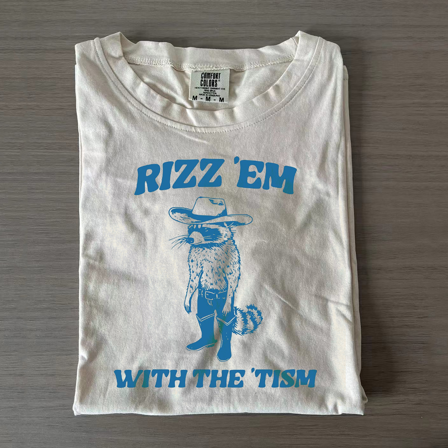 Rizz Em With The Tism Comfort Colors T-Shirt-NaturexCraft