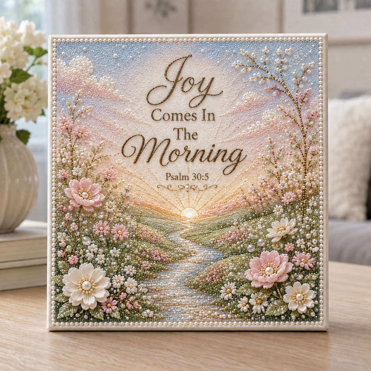 ✝️ Psalms of Comfort & Strength – Pearl Art DIY Kit-HandPrint