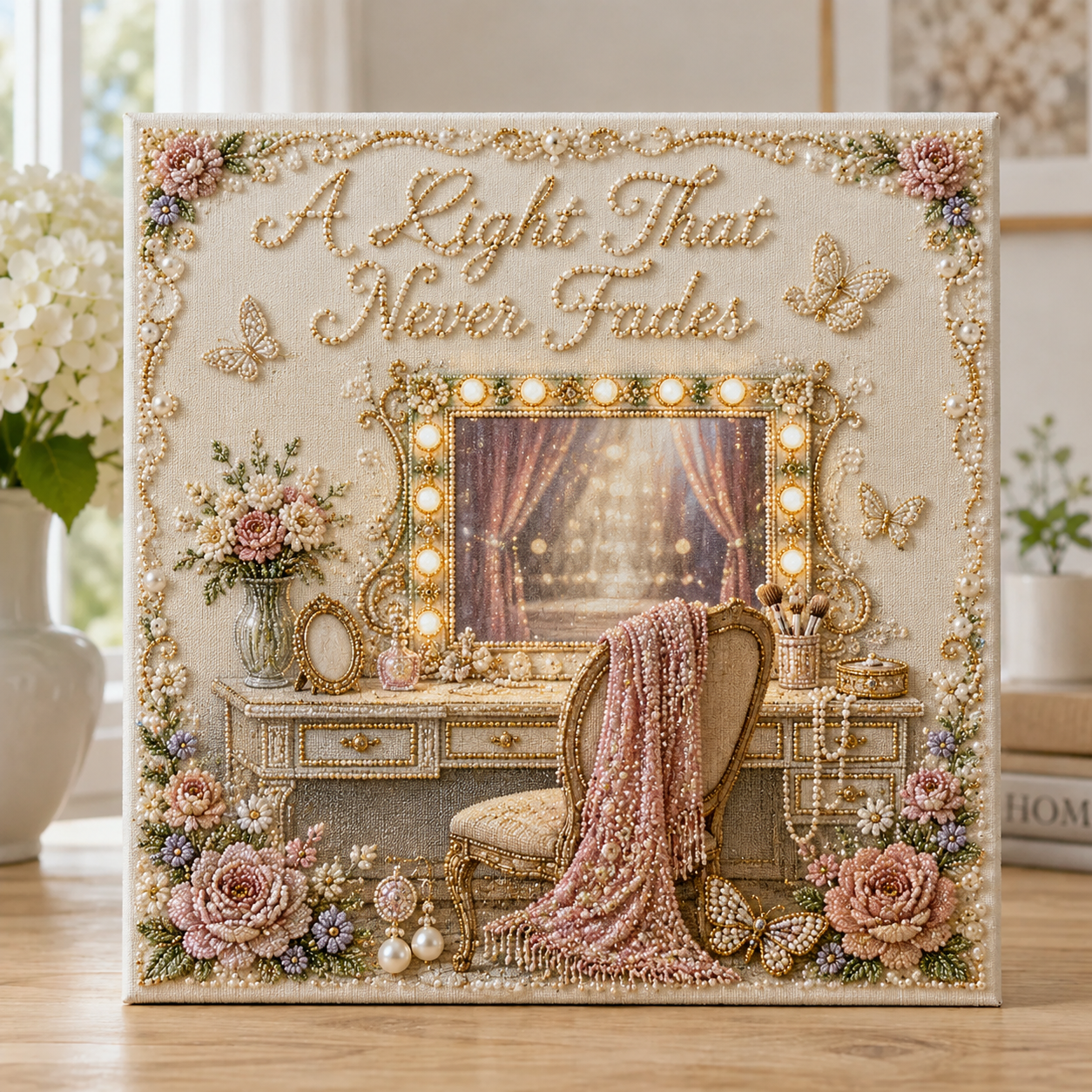 🦋 Songs & Memories DIY Pearl Art Kit-HandPrint