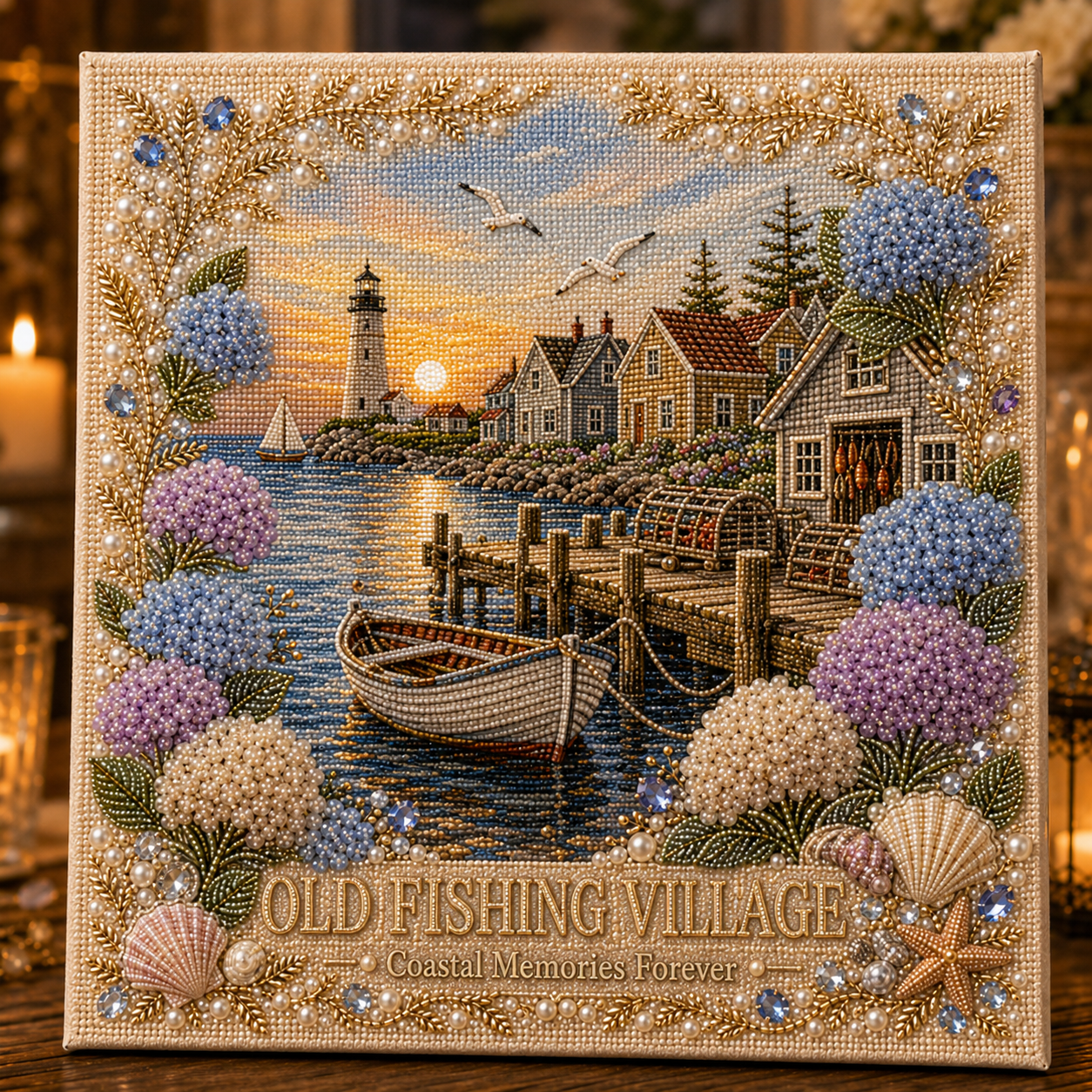 ✨ Pearl Art DIY Kit – American Memories Collection-HandPrint