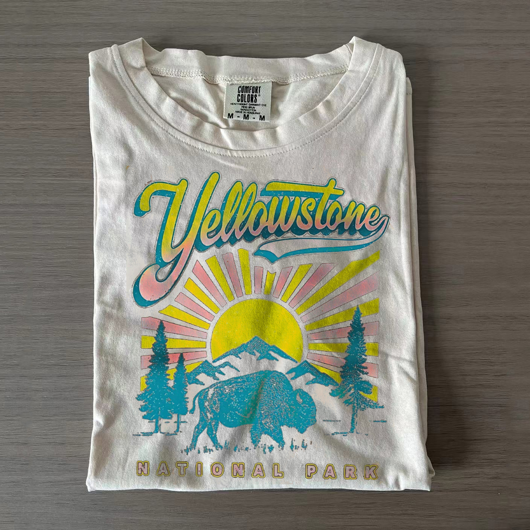 Vintage Yellowstone Comfort T-shirt-NaturexCraft