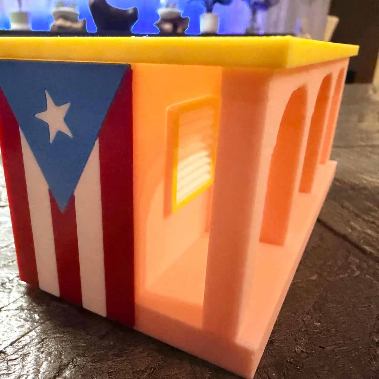 🎁Last Day 60% OFF - Puerto Rico Desk Decor-HandPrint