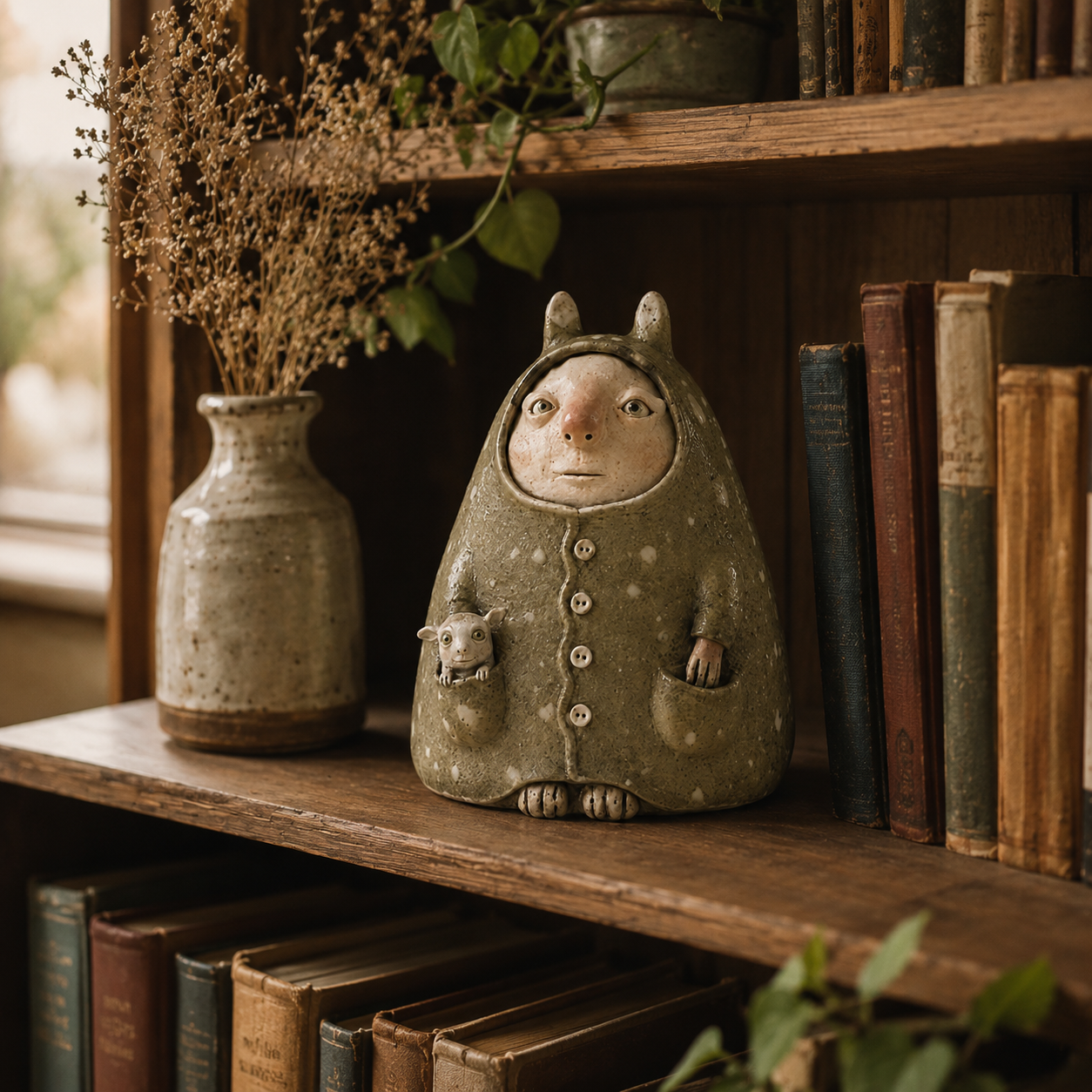 Whimsical Woodland Guardian Figurine-HandPrint