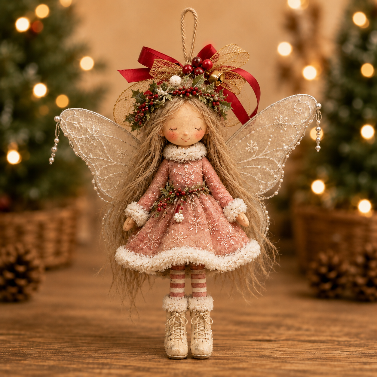 Enchanted Christmas Fairy Ornament Collection-HandPrint